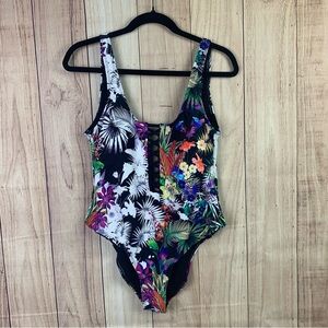 Coral‎ Tropics Floral Swimsuit
